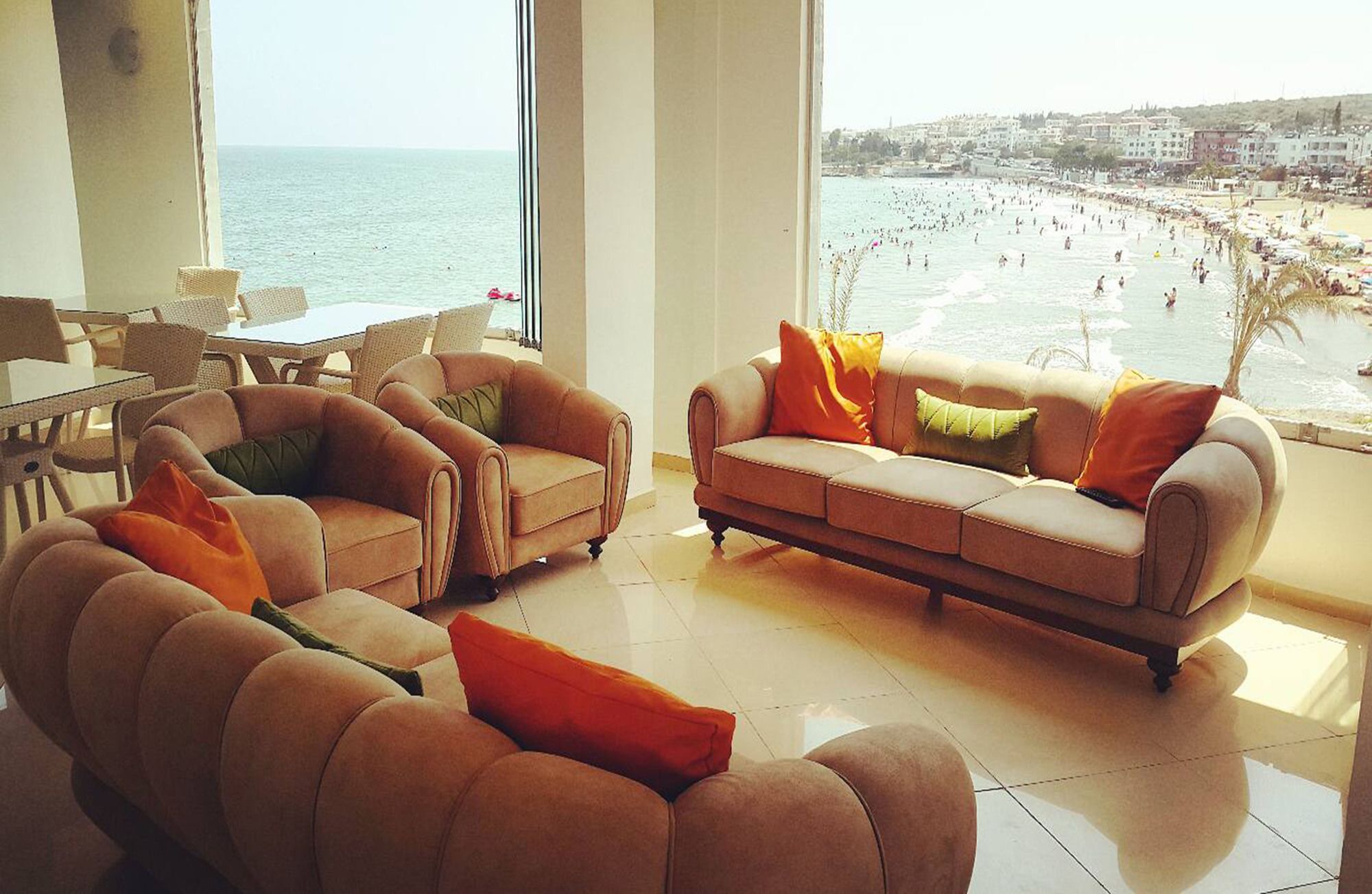 Tepe Beach Hotel Kızkalesi Eksteriør bilde
